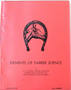 Elements of Farrier Science by DM Canfield